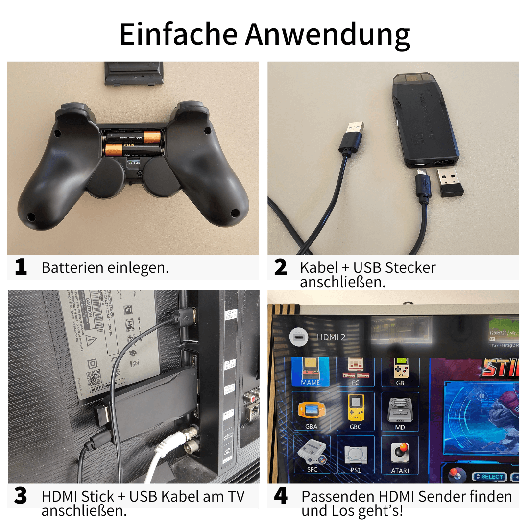 FREMOO-STICK - Retroreiches Gaming für Abenteuer & sehr viel Spaß